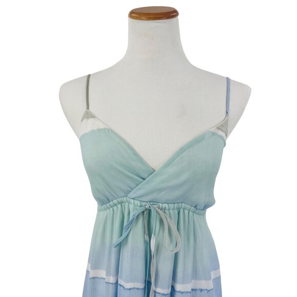 Lauren Conrad Pastel Watercolor Empire Waist Maxi Dress - Picture 3 of 14